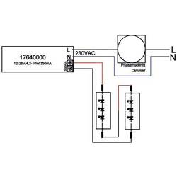 Image of Brumberg 17640010 LED-Konverter 10 W 350 mA 28 V dimmbar