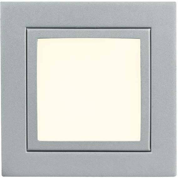 BRUMBERG BRUM LED-Wandeinbauleuchte Stahl P3730WW 1,2W 3100K 83x83mm DA 70x70mm