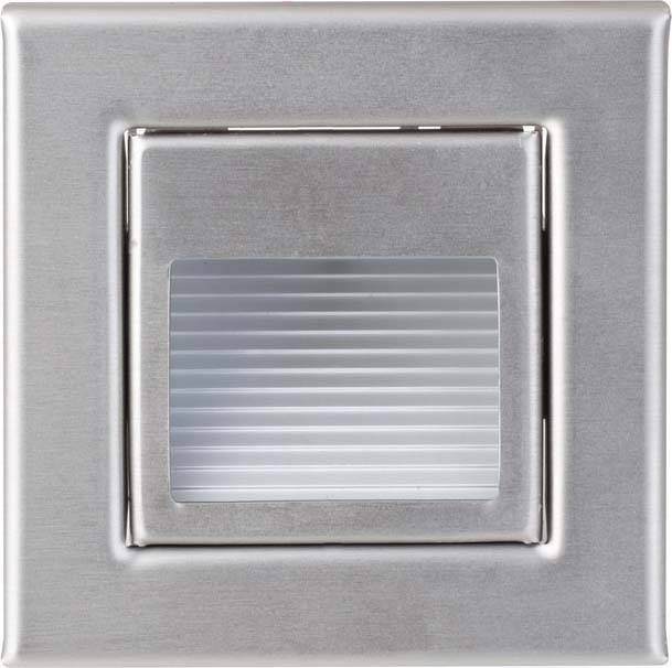 Brumberg 10129203 10129203 LED-Wandeinbauleuchte LED 1 W Edelstahl