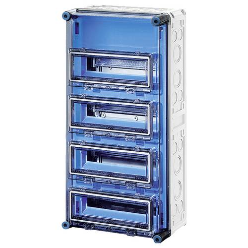 Hensel 2000609 Mi 1444 Kleinverteiler Aufputz Anzahl Teilungen = 48 Anzahl Reihen = 4 Inhalt 1 St.