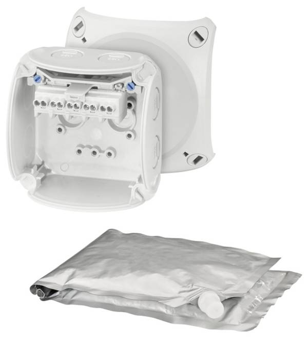 Hensel 62000097 Abzweigdose halogenfrei, plombierbar, witterungsbeständig (L x B) 93 mm x 93 mm  1 St.