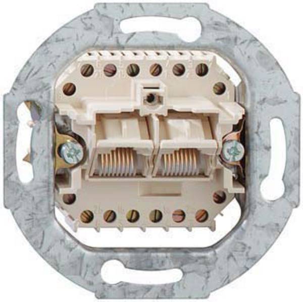 Rutenbeck UAE 8/8(8/8)Up 0 Netzwerkdose Unterputz Einsatz CAT 3  Weiß