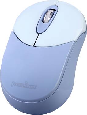 Perixx PERIMICE-802 Blue  Maus Bluetooth®, Funk   Optisch Blau 3 Tasten 1000 dpi Integriertes Scrollrad