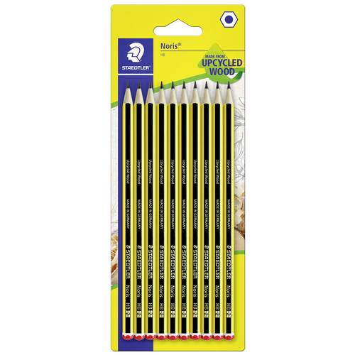 Staedtler Noris HB 120-2BK10D Bleistiftset Bezeichnung der Härte: HB 10 St.