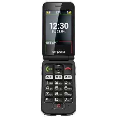 Emporia JOY_LTE Handy 64 MB 7.1 cm (2.8 Zoll) Schwarz Single-SIM