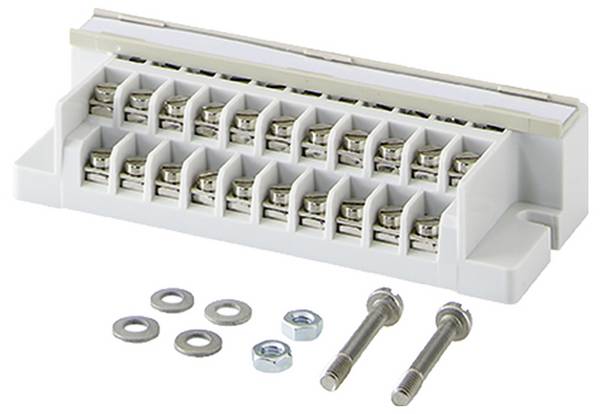 Hensel 26001229 Hensel Fernmelde-Anschlussleiste 10DA Schraubanschl. FK 5210 Grau Inhalt: 1 St.