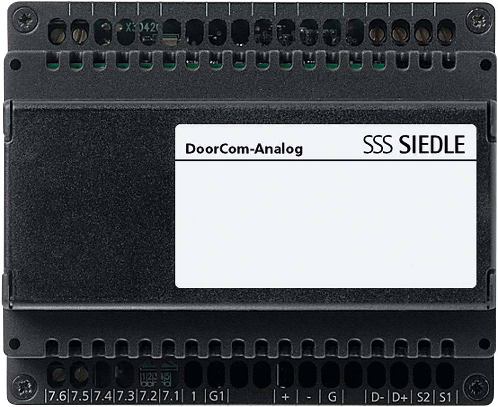 S. SIEDLE & SÖHNE SIED Doorcom-Analog DCA612-0 Schnittst. Z.1+N Technik