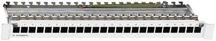 RB Patchpanel PP-UM-Cat.6A iso-24/24/1 Cat.6A 24 Port mit 24 Modulen 23910100