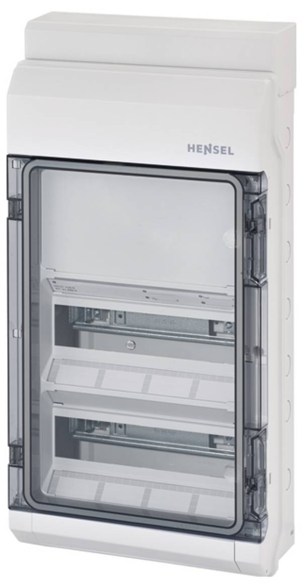 Hensel 6100432 KV 9330 Kleinverteiler Aufputz Anzahl Teilungen = 24 Anzahl Reihen = 2 Inhalt 1 St.