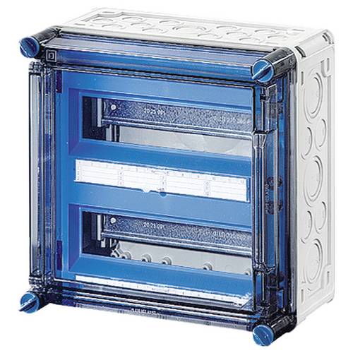 Hensel 2000602 Mi 1220 Kleinverteiler Aufputz Anzahl Teilungen = 24 Anzahl Reihen = 2 Inhalt 1 St.