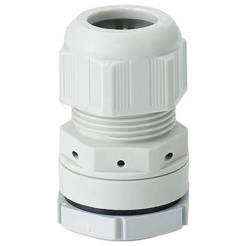 Hensel 36001004 Belüftungsstopfen mit Gegenmutter, mit Zugentlastung, schlagfest Kunststoff Lichtgrau 1 St.