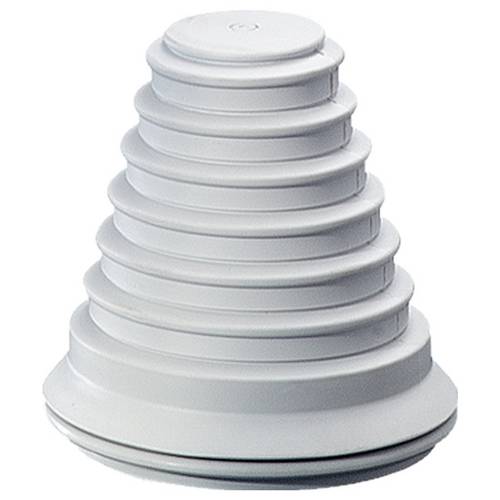 Hensel KST 70 Stufenstutzen Plattenstärke (max.) 3 mm Lichtgrau 1 St.