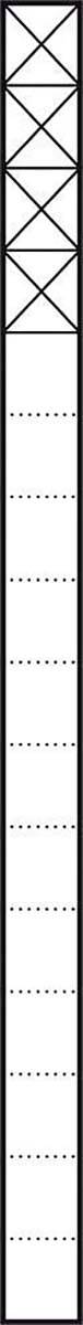 Siedle KSF 616-4 W Kommunikations-Stele