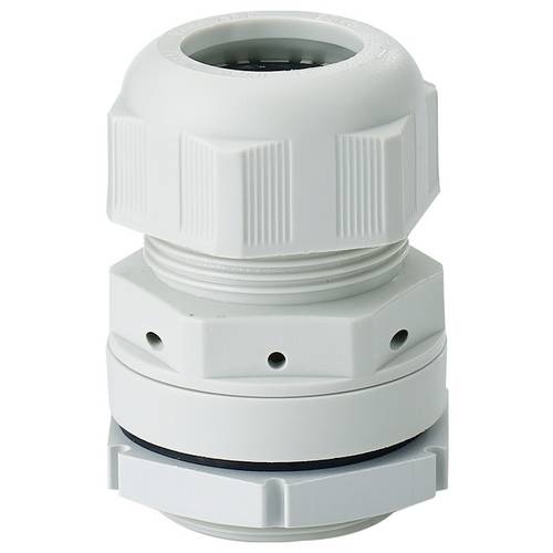 Hensel 36001005 Belüftungsstopfen mit Gegenmutter, mit Zugentlastung, schlagfest Kunststoff Lichtgrau 1 St.