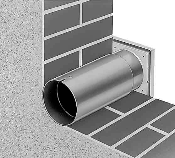 Helios Ventilatoren WES 90/100 Wandeinbausatz Mehrfarbig