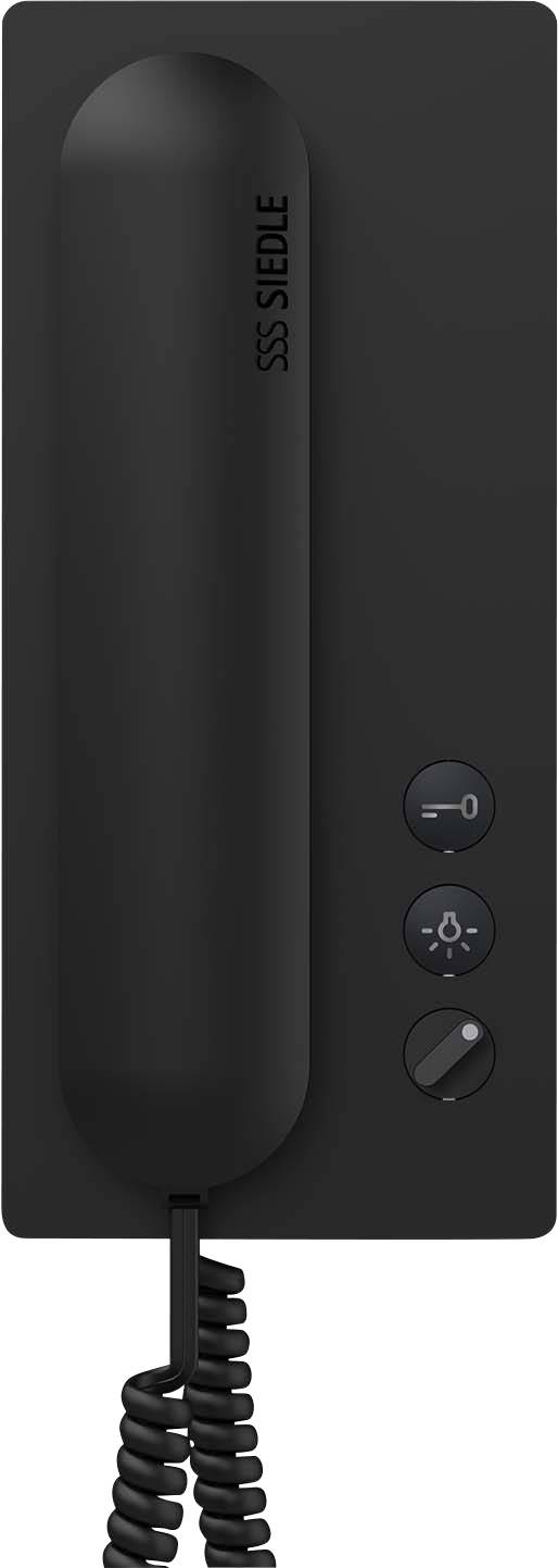Siedle HTA 811-0 S Deurintercom Kabelgebonden Zwart