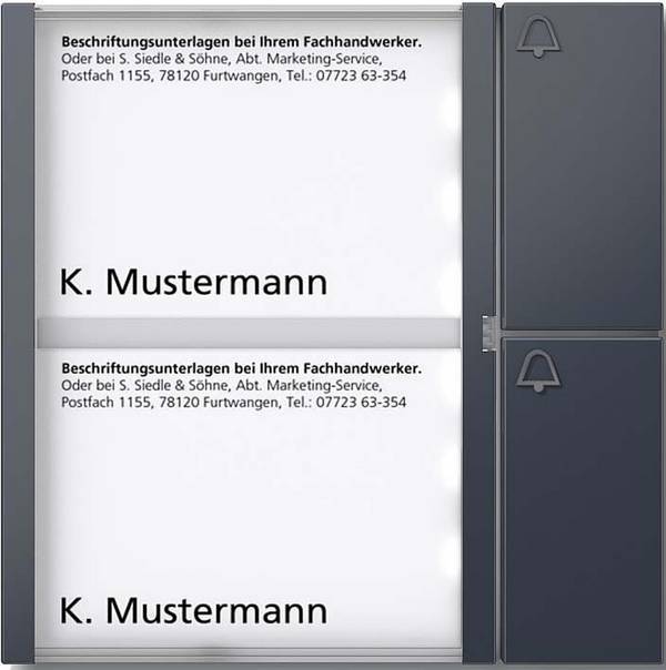 Siedle 210004908-00 Türsprechanlagen-Zubehör  Funktionsmodul  Anthrazit