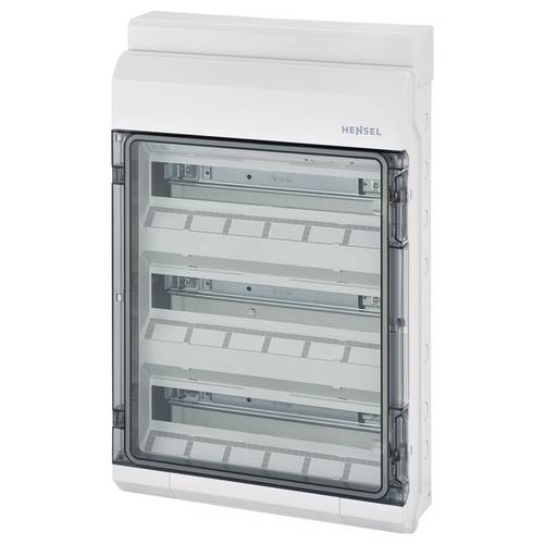 Hensel 6100230 KV 3554 Kleinverteiler Aufputz Anzahl Teilungen = 54 Anzahl Reihen = 3 Inhalt 1 St.