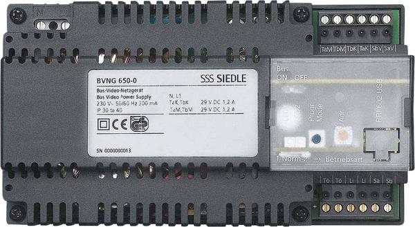 Siedle 200035130-00 Türsprechanlagen-Zubehör Kabelgebunden Netzteil
