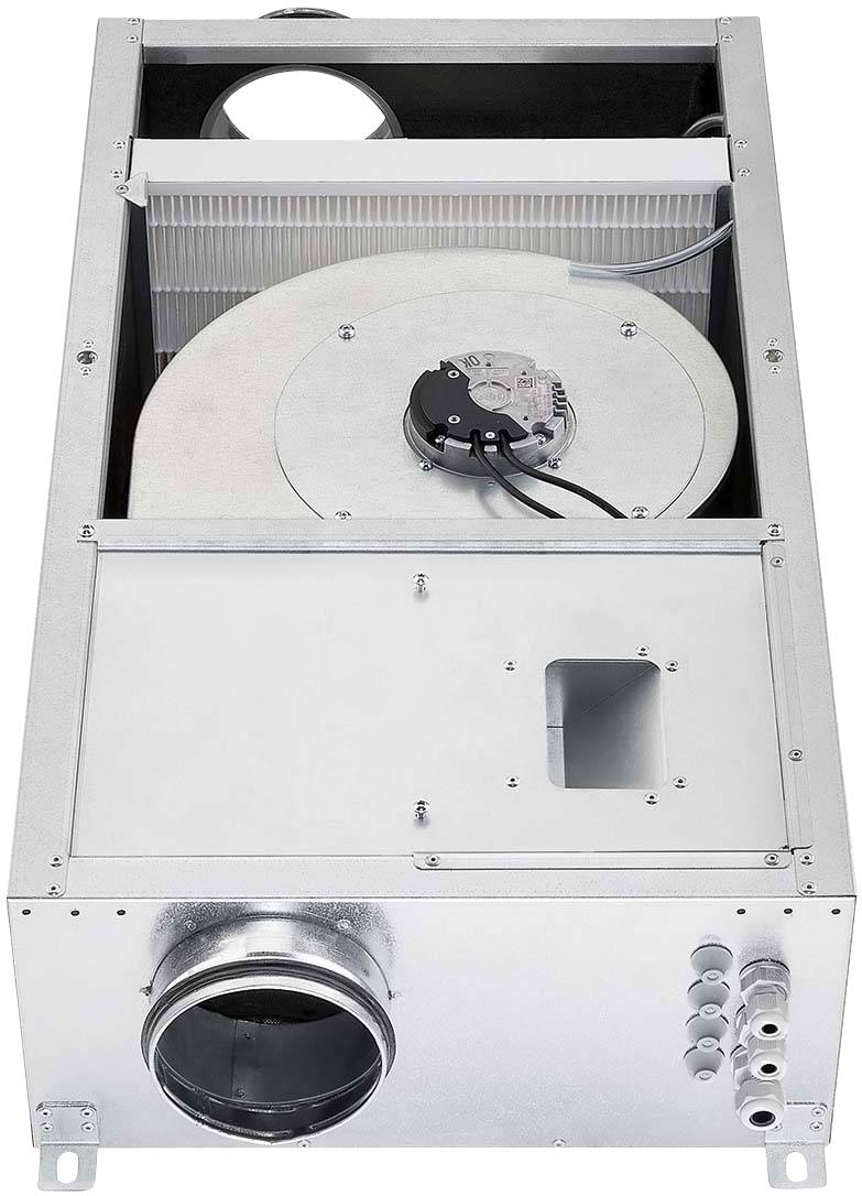 Helios Ventilatoren ALB EC 125 EH Vorheizregister 230 V 445 m³/h