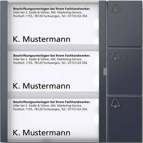 Siedle 210004909-00 Türsprechanlagen-Zubehör Funktionsmodul Anthrazit