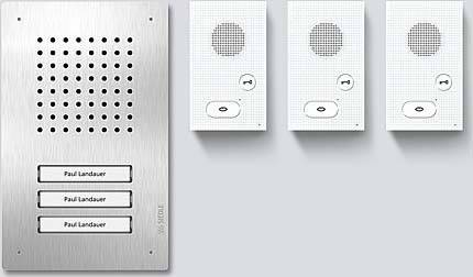 Siedle SET CLAB 850-3 E/W Deurintercom Driegezinswoning