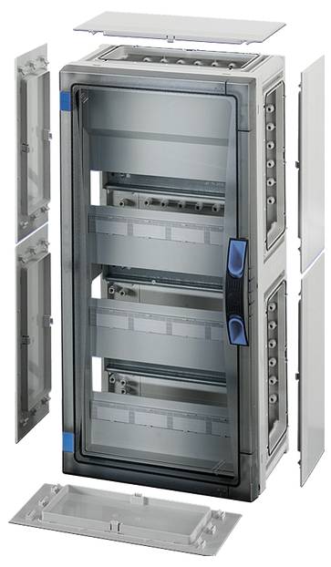 Hensel 68000159 FP 1318 Kleinverteiler Aufputz Anzahl Teilungen = 36 Anzahl Reihen = 3 Inhalt 1 St.