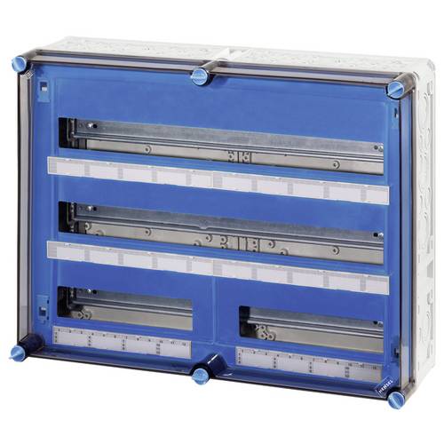 Hensel 20001320 Mi 1683 Kleinverteiler Aufputz Anzahl Teilungen = 80 Anzahl Reihen = 3 Inhalt 1 St.