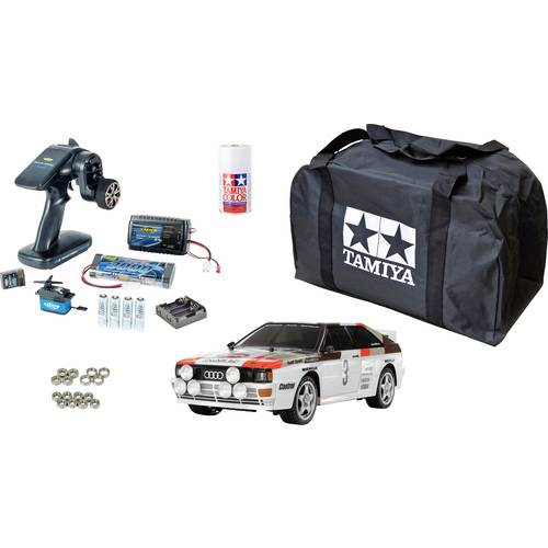 Thumbnail - Tamiya TT-02 Audi Quattro Rally Brushed 1:10 RC Modellauto Elektro Straßenmodell Allradantrieb (4WD) Bausatz Spar-Set 2,...