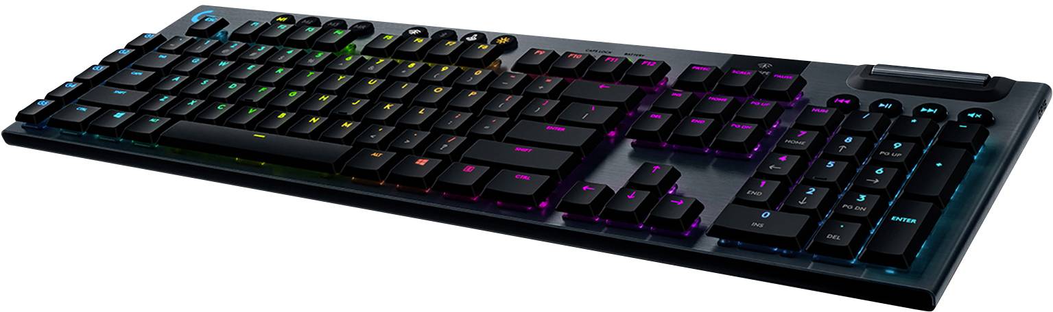 LOGITECH G915 LIGHTSPEED Wireless RGB Mechanical Gaming Keyboard - GL Tactile - CARBON - US INT'L -