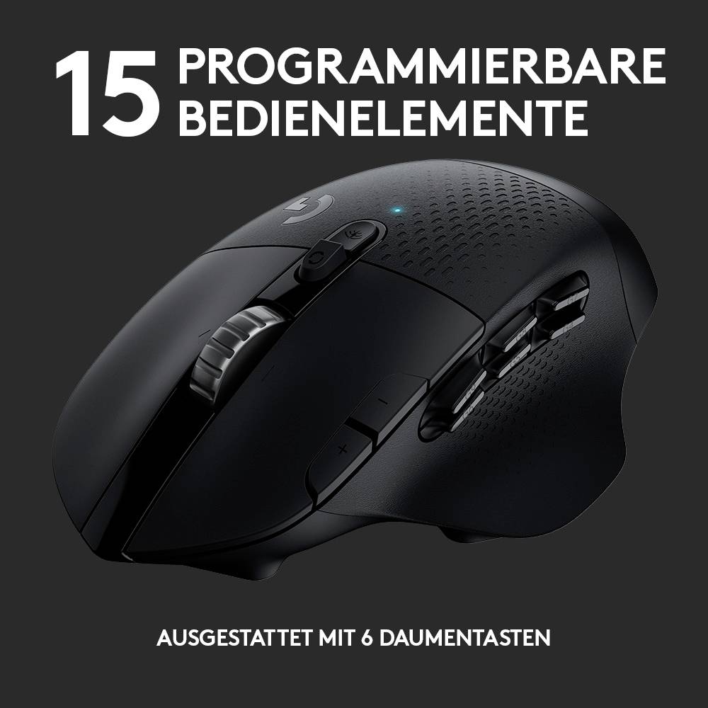 G604 LIGHTSPEED Wireless Gaming Mouse - BLACK - EWR2-1