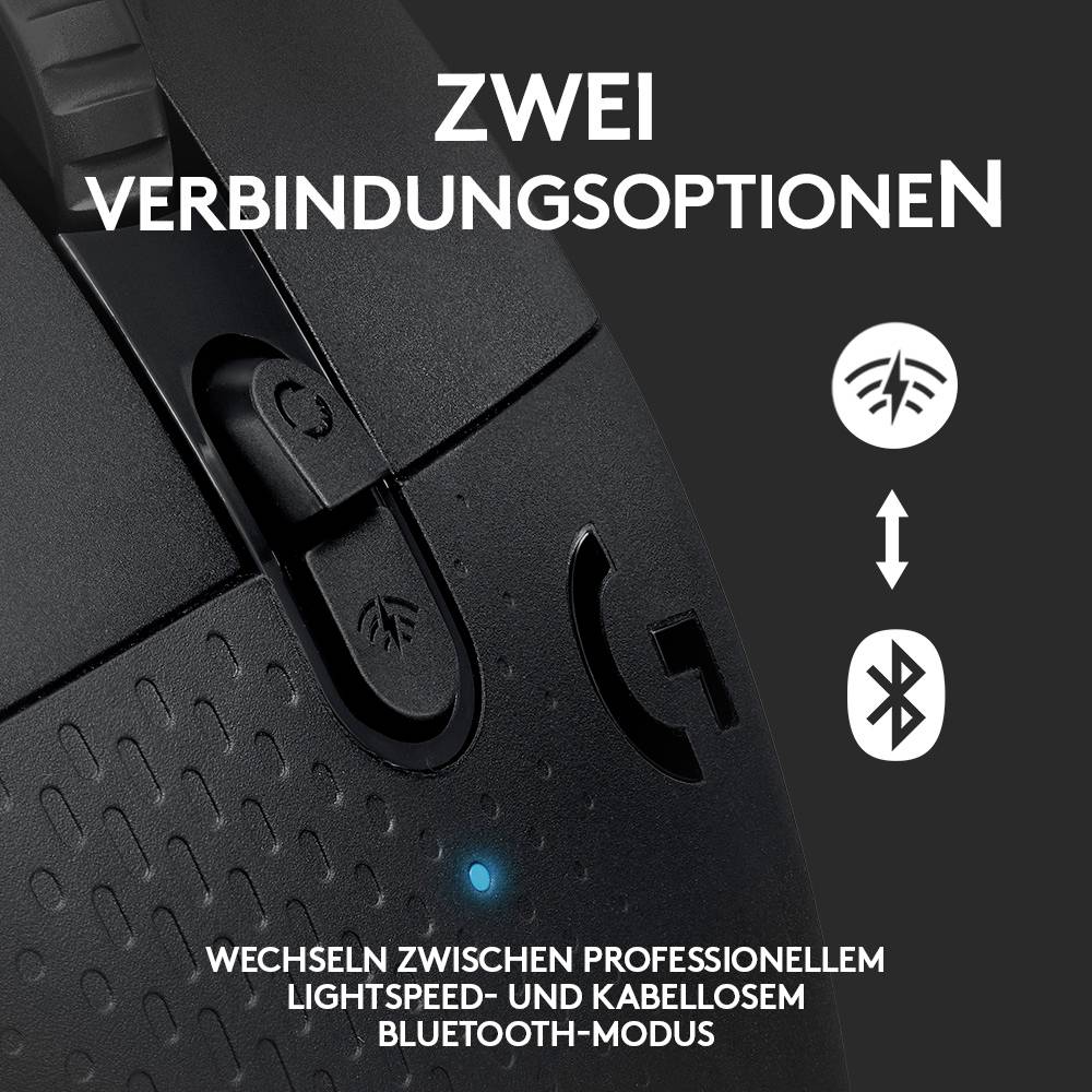 G604 LIGHTSPEED Wireless Gaming Mouse - BLACK - EWR2-5