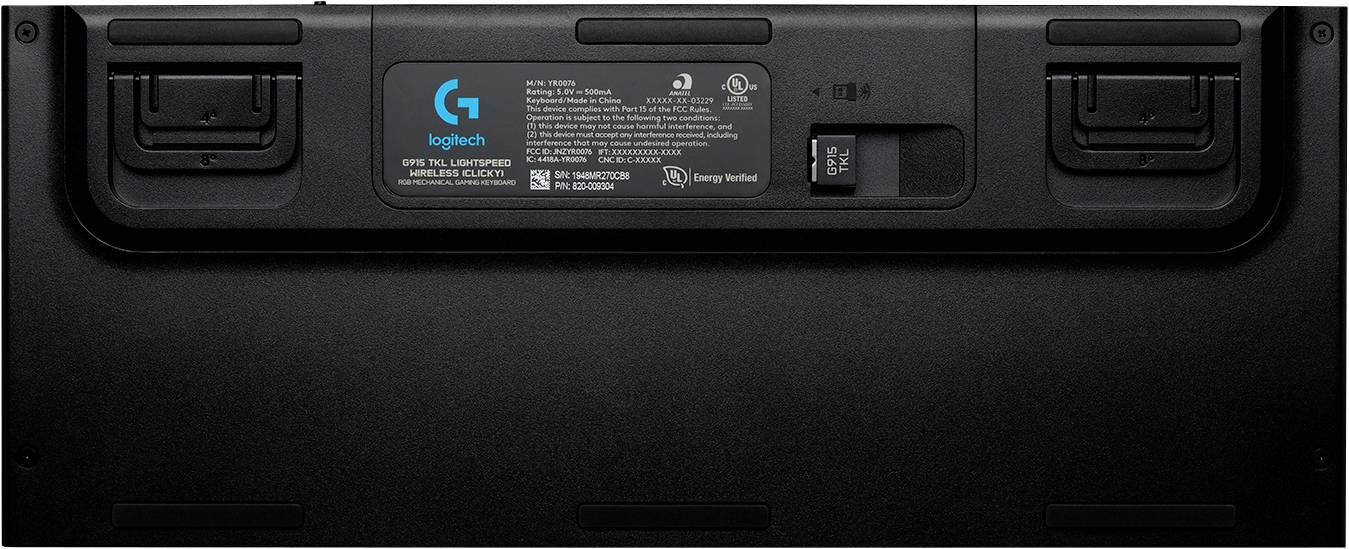 Logitech Gaming G915 LINEAR Kabellos Gaming-Tastatur US-Englisch, QWERTY Schwarz-4