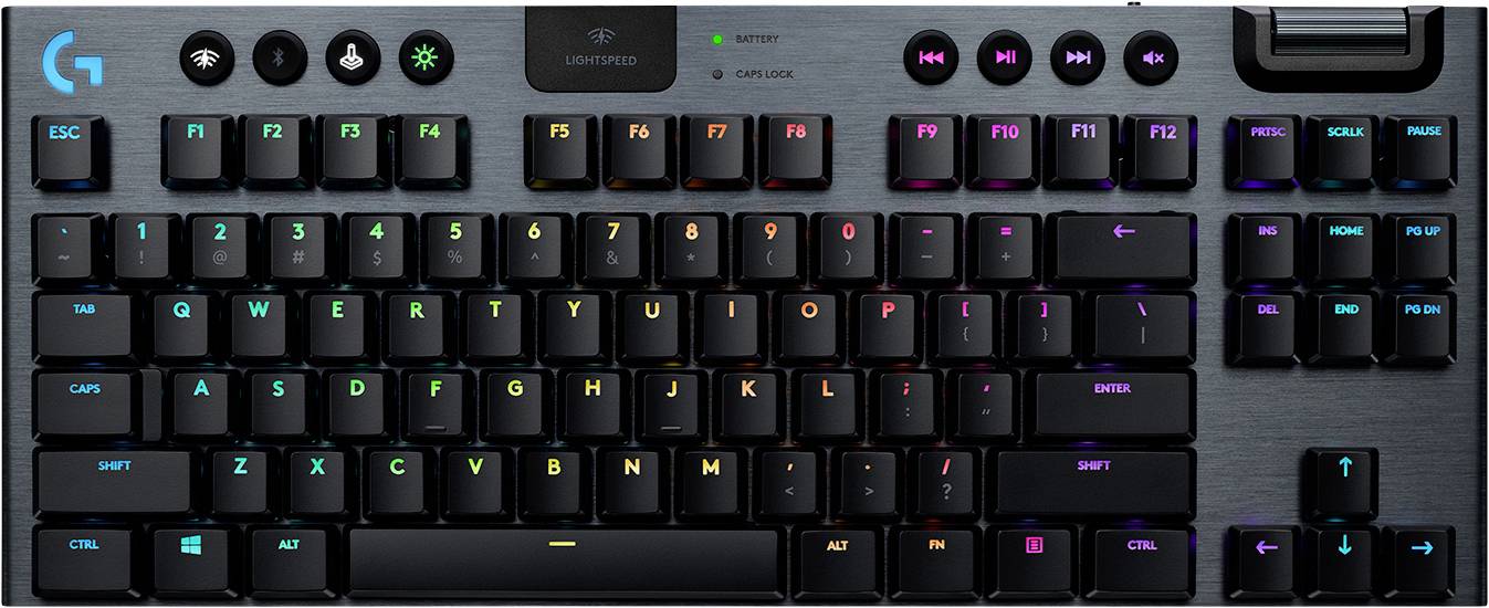 Logitech Gaming G915 LINEAR Kabellos Gaming-Tastatur US-Englisch, QWERTY Schwarz-5