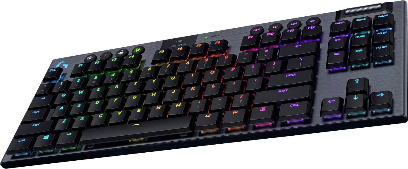 Logitech Gaming G915 CLICKY Kabellos Gaming-Tastatur US-Englisch, QWERTY Schwarz-4