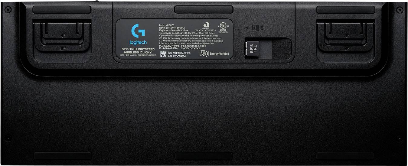 Logitech Gaming G915 TACTILE Kabellos Gaming-Tastatur US-Englisch, QWERTY Schwarz-3