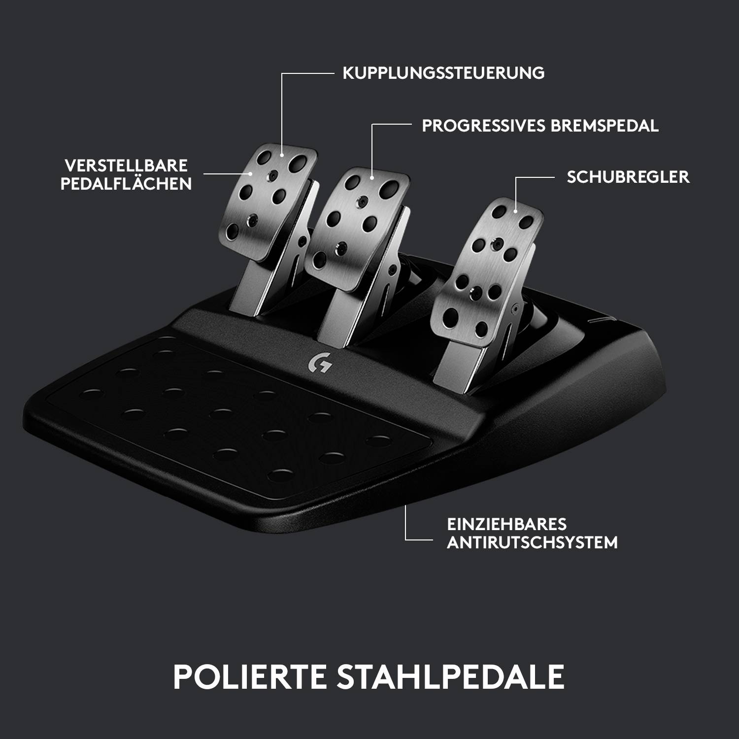 Logitech Gaming G923 Lenkrad USB PC, Xbox One S, Xbox Series X, Xbox One Schwarz-9