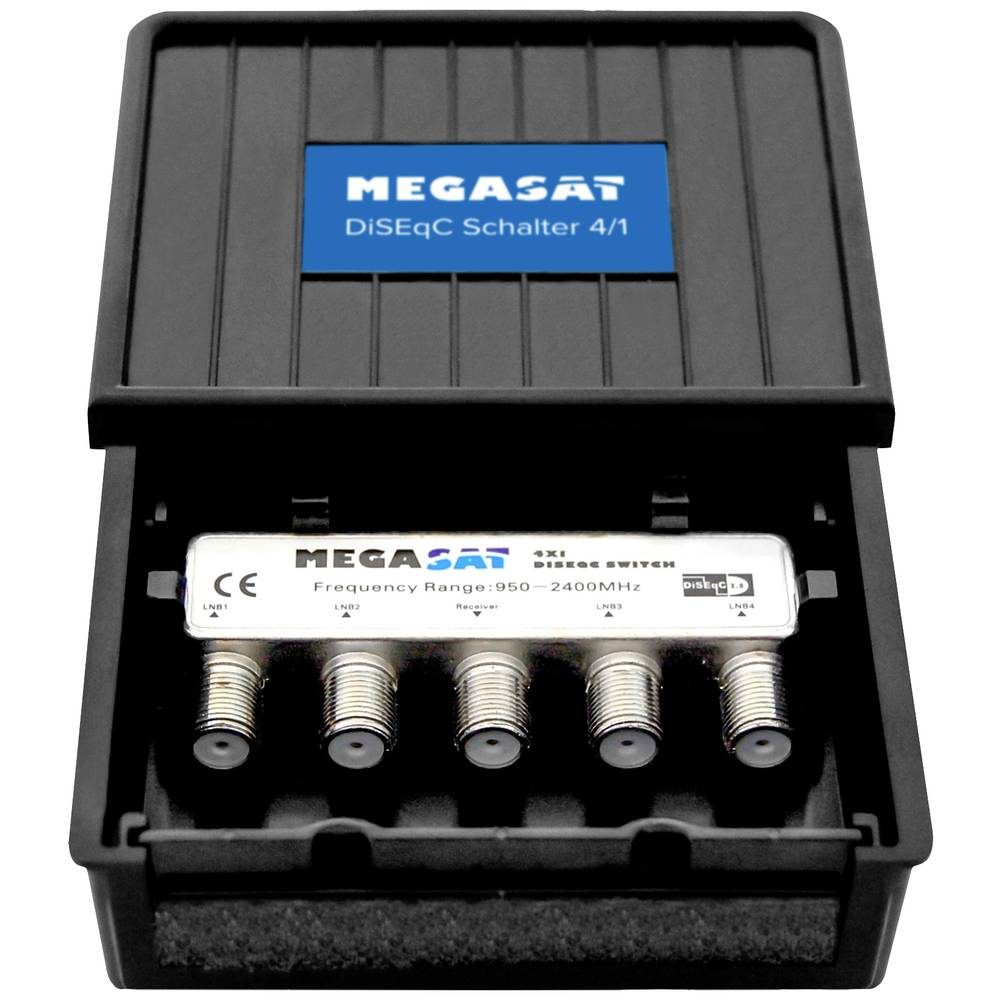 Megasat DiSEqC relais 4 voudig (antennetechniek) 0600137