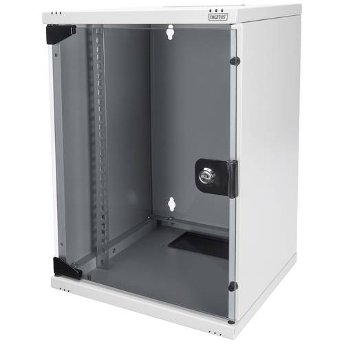 Thumbnail - Digitus DN-10-SET-2 10 Zoll Netzwerkschrank 9 HE Lichtgrau (RAL 7035)