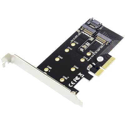 Digitus DS-33170 2+1 Port PCI Express x8 Adapterkarte für M.2 SSD PCIe