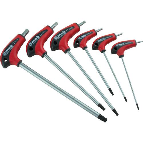 Thumbnail - Peddinghaus Winkelschraubendreher-Set 3 mm, 4 mm, 5 mm, 6 mm, 8 mm