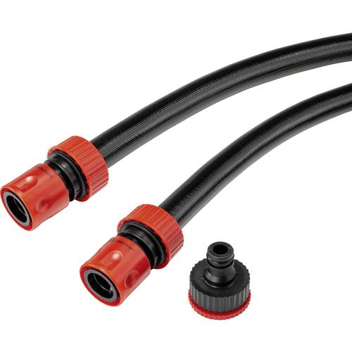 TOOLCRAFT TO-6897033 13 mm 1/2 Zoll 1 St. Schwarz Gartenschlauch 2 m