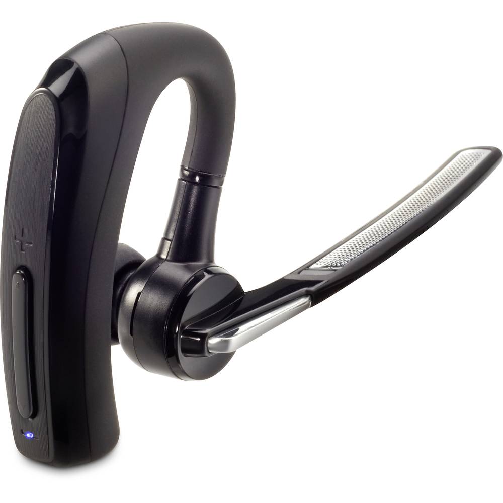 Sygonix Connect SC-WE-500 Bluetooth headset Zwart Microfoon-muteschakeling, Volumeregeling