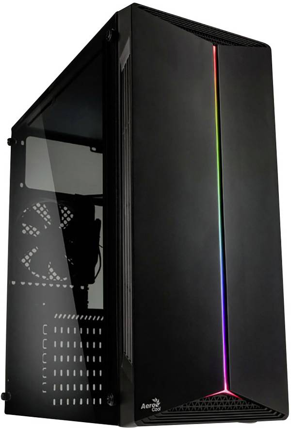 AeroCool ACCM-PV18012.11 Midi-Tower Gaming-Gehäuse, Gehäuse  Schwarz