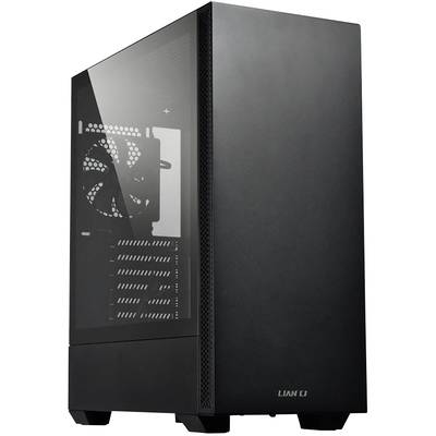 Lian Li LANCOOL 205 BLACK Midi-Tower PC-Gehäuse, Gaming-Gehäuse Schwarz 