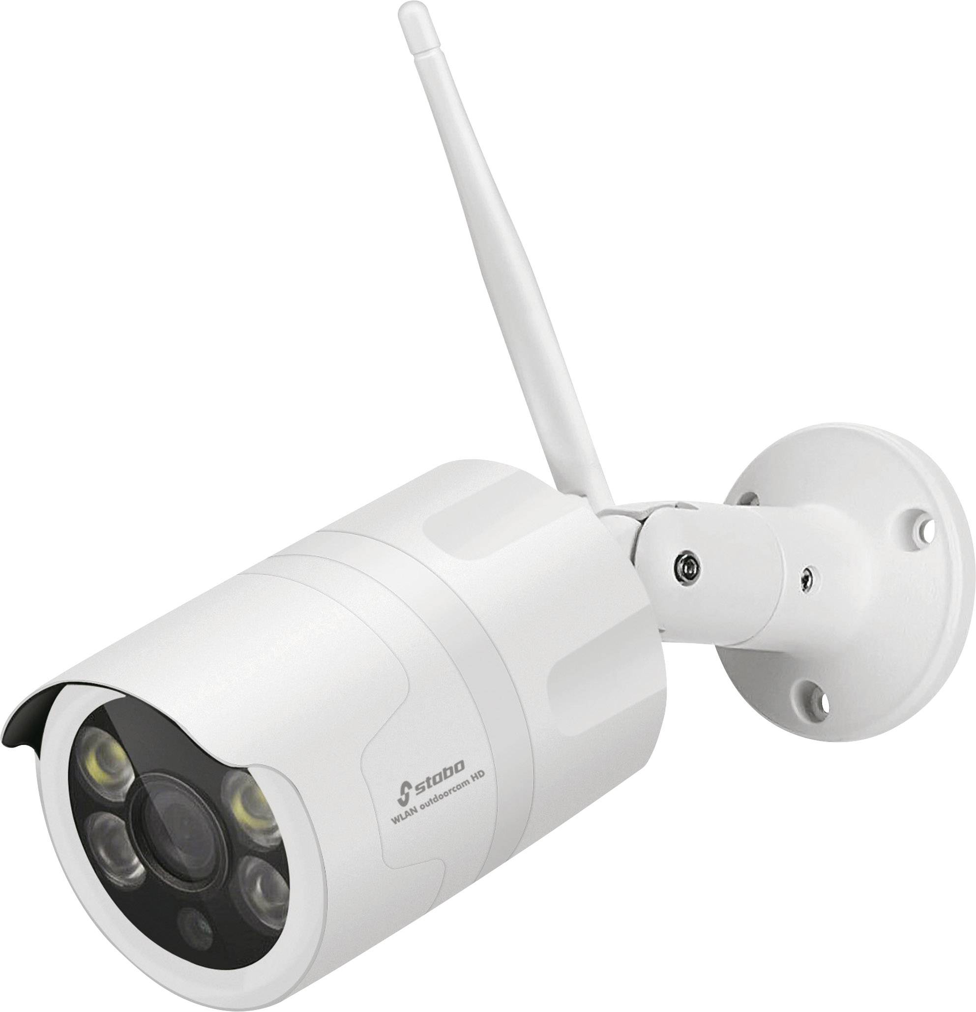 Stabo 51096 Outdoor Cam HD CCTV Camera 1920x1080p Wi-Fi IP 110° We...
