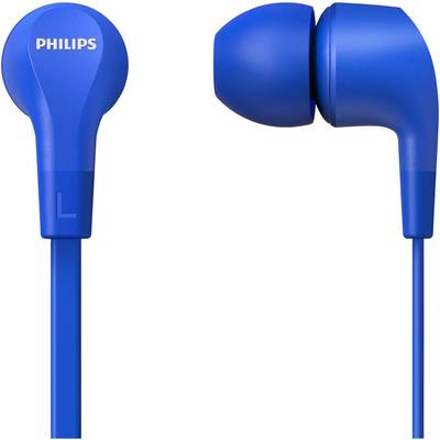 Philips E1105BL  In Ear Kopfhörer kabelgebunden  Blau  Lautstärkeregelung