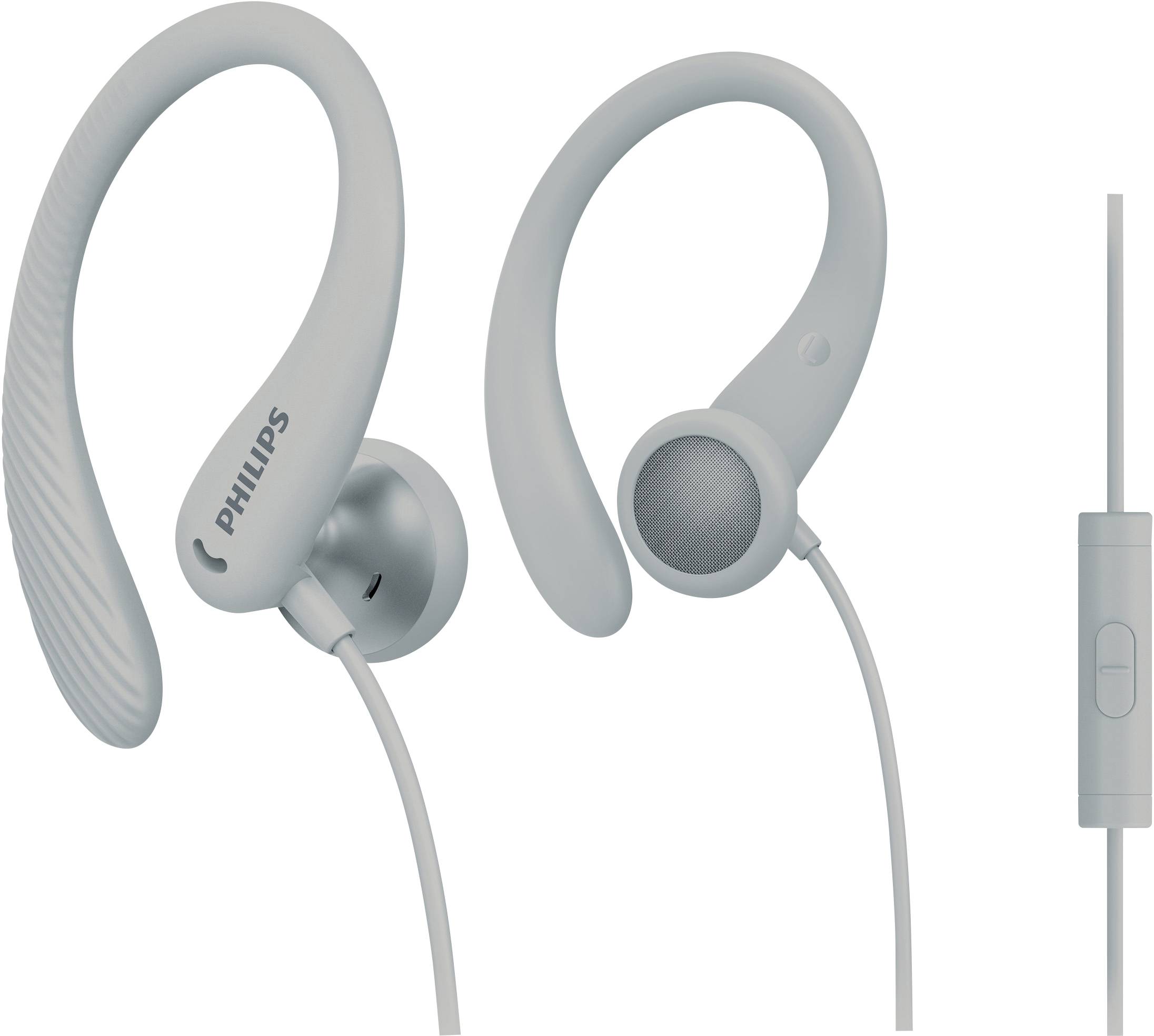 Philips A1105WT On Ear Kopfhörer kabelgebunden Weiß Ohrbügel, Lautstärkeregelung, Mikrofon-Stummschaltung Sport-0