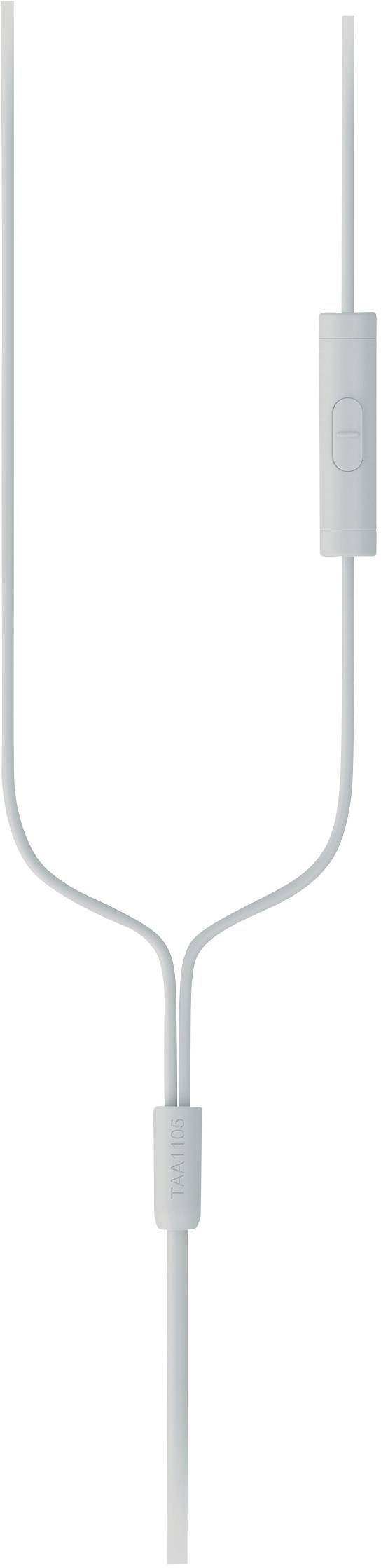 Philips A1105WT On Ear Kopfhörer kabelgebunden Weiß Ohrbügel, Lautstärkeregelung, Mikrofon-Stummschaltung Sport-3