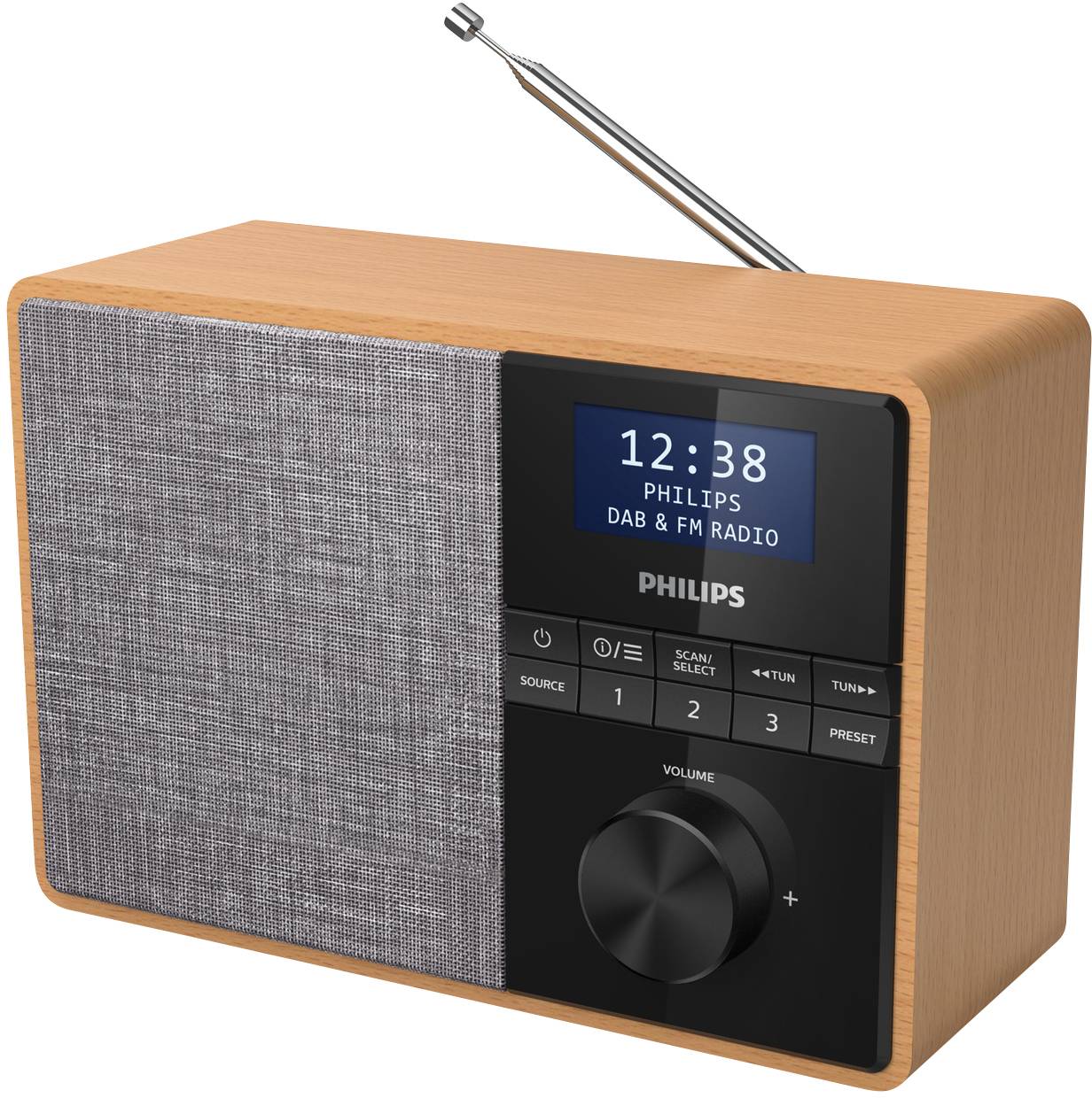 PHILIPS TAR5505/10 Radio braun, silber Portable Audio und Car-HiFi-5